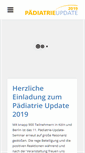 Mobile Screenshot of paediatrie-update.com